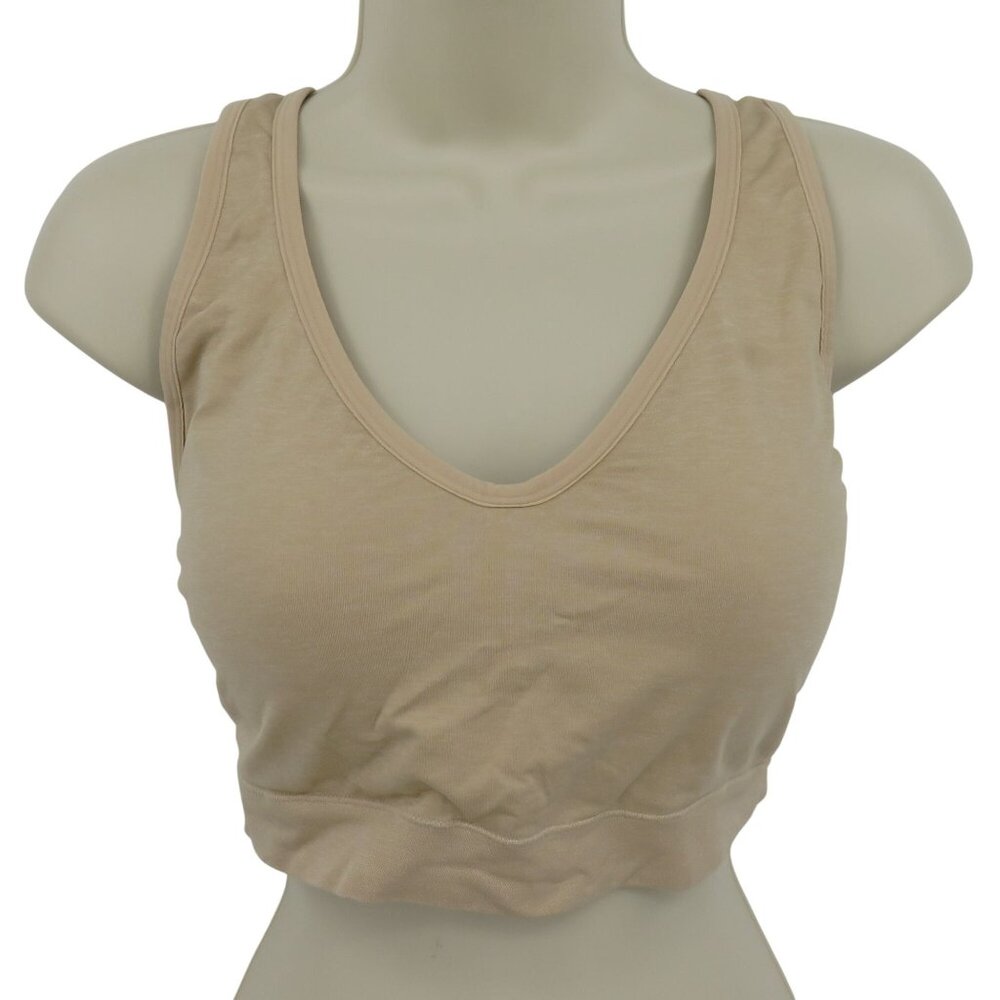 Jockey Women 3XL Beige Wireless Padded Pullover Bralette Bra No Wire Plus Size